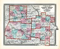 Pickaway, Hocking, Ross, Vinton, Ohio State Atlas 1868
